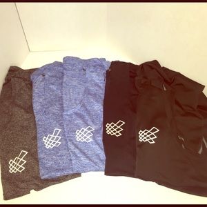 Set of five tank tops